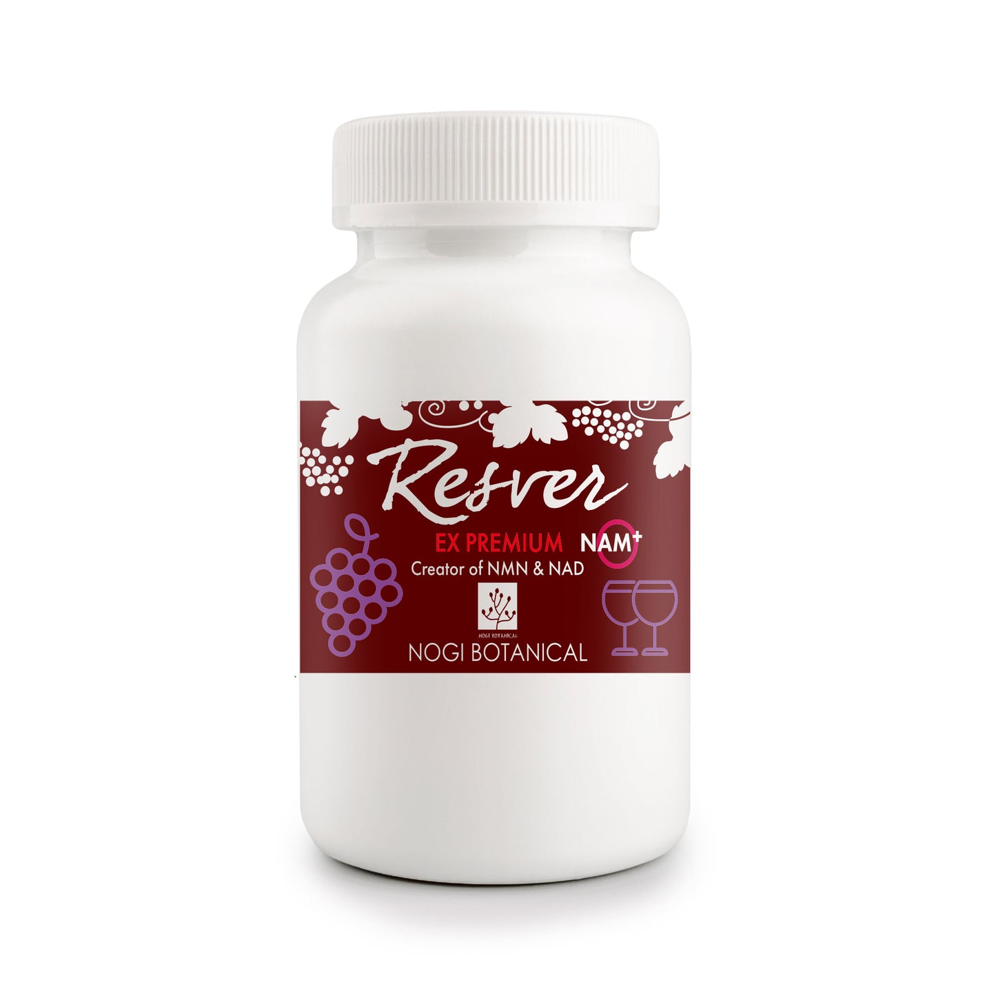 Premium Resve NAM France 100% red grape derived high purity resveratrol (L) 151.7g (562mg x 270 tablets) 