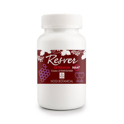 Premium Resve NAM France 100% red grape derived high purity resveratrol (L) 151.7g (562mg x 270 tablets) 